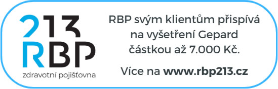 Gepard - příspěvek pojišťovny RBP